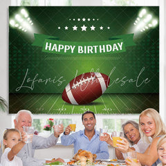 Lofaris Superbowl American Football Birthday Party Backdrop