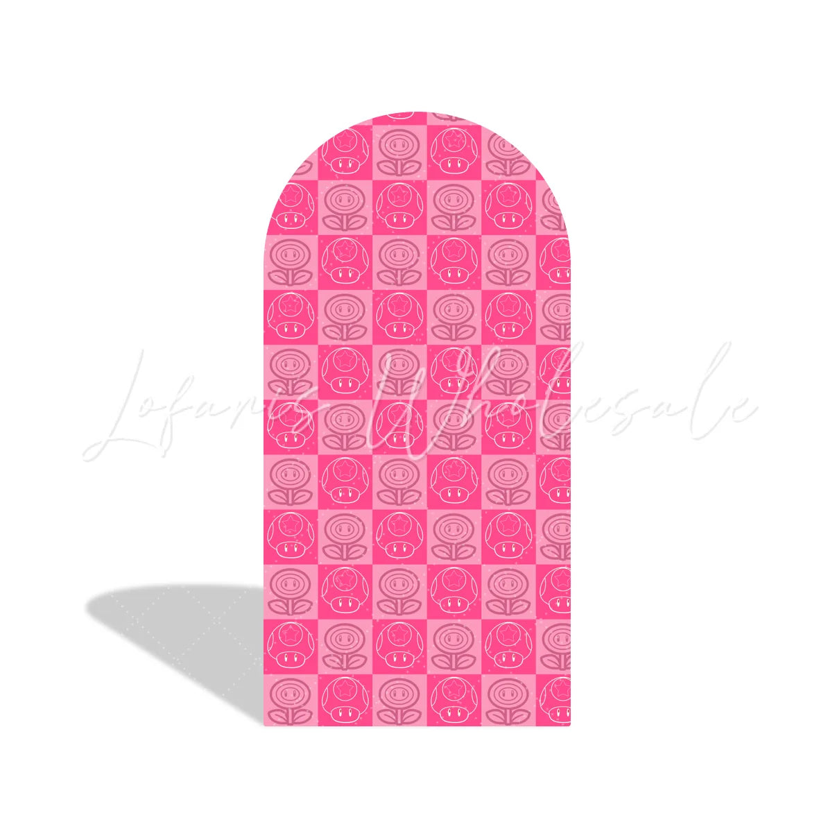 Supper Mario Princess Happy Birthday Party Arch Backdrop Wall Cloth Cover
