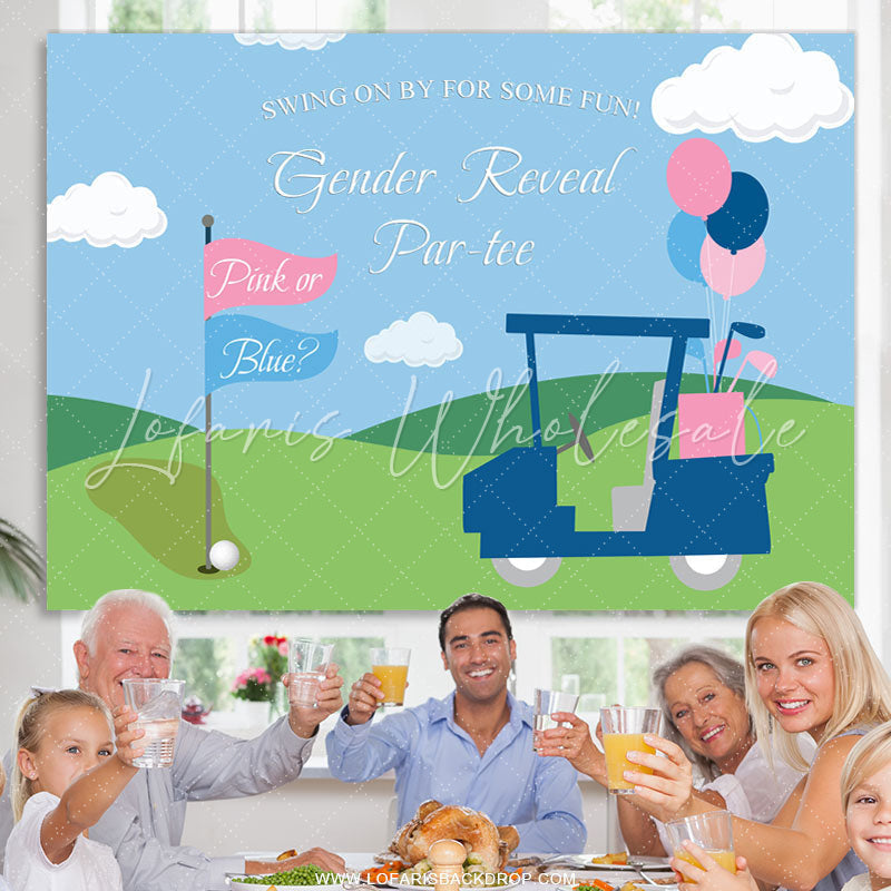 Lofaris Swing On By For Some Fun Gender Reveal Partee Backdrop