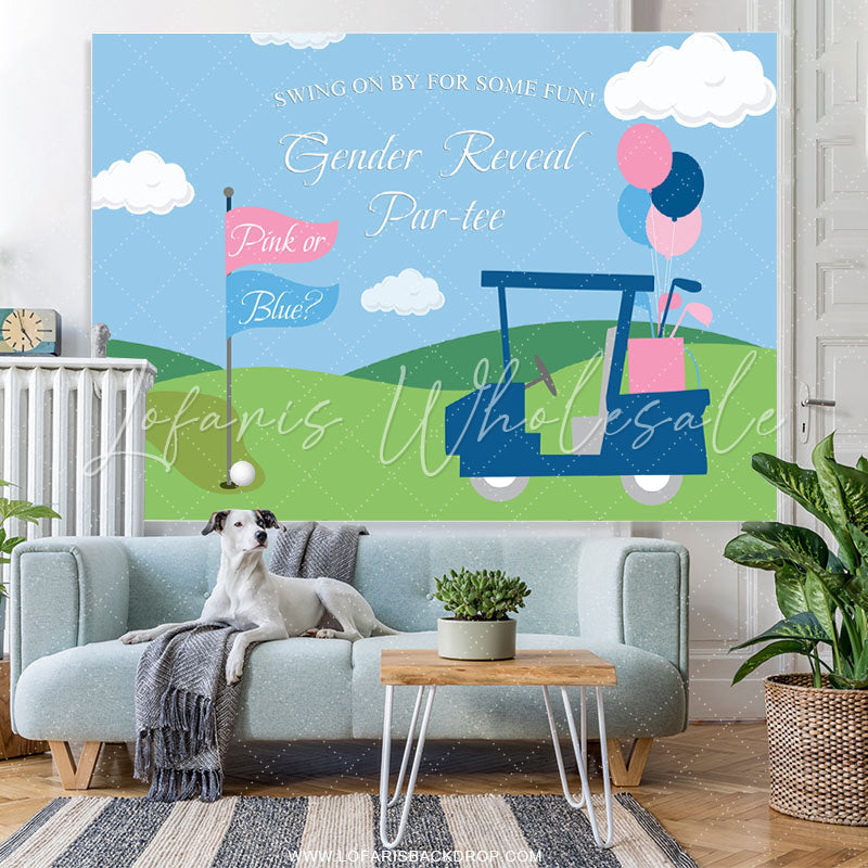 Lofaris Swing On By For Some Fun Gender Reveal Partee Backdrop