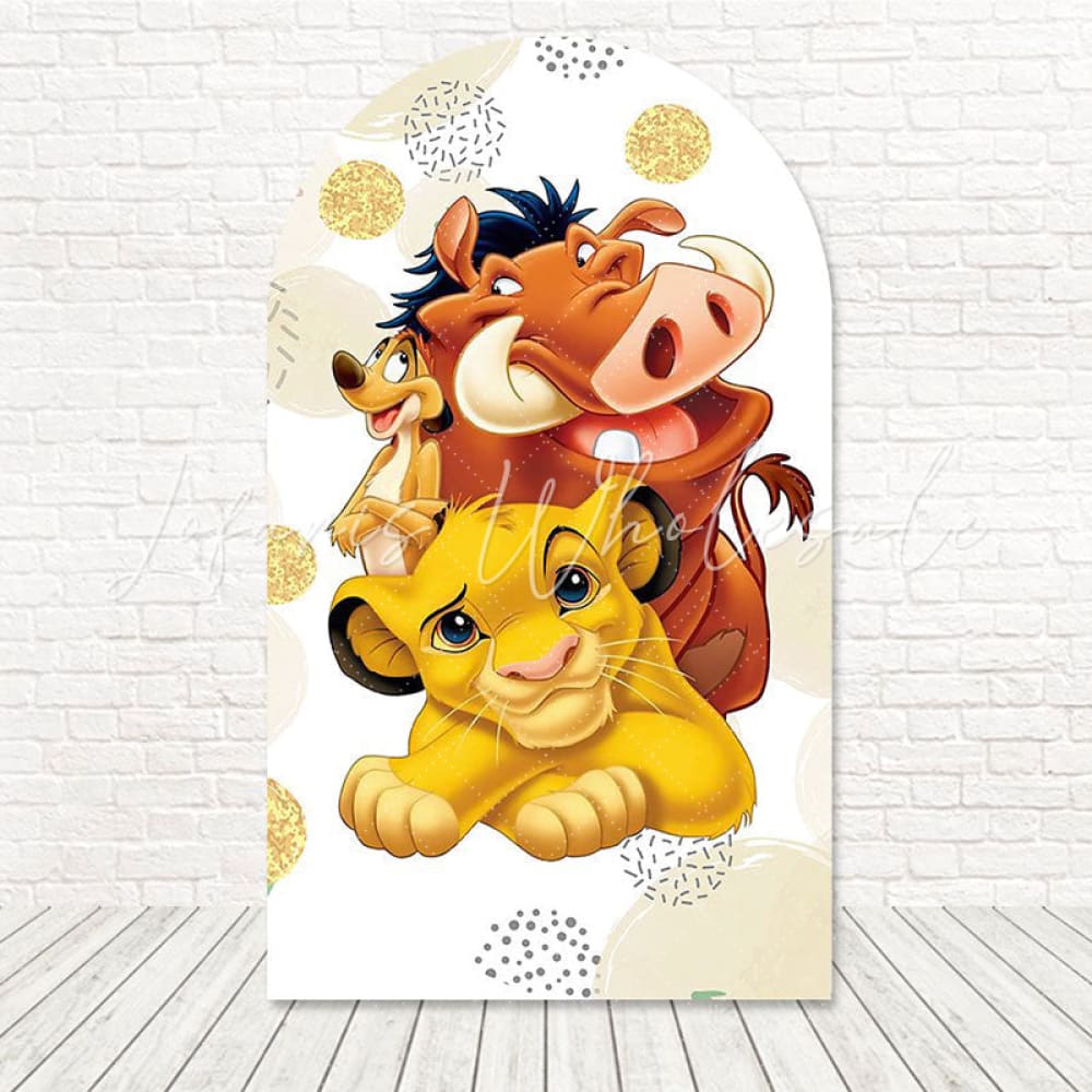 The Lion King Jungle Roar Arch Backdrop For Wild Animal Theme