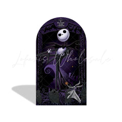 The Night Before Christmas Birthday Party Arch Backdrop Wall Cloth Cover