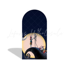 The Night Before Christmas Birthday Party Arch Backdrop Wall Cloth Cover