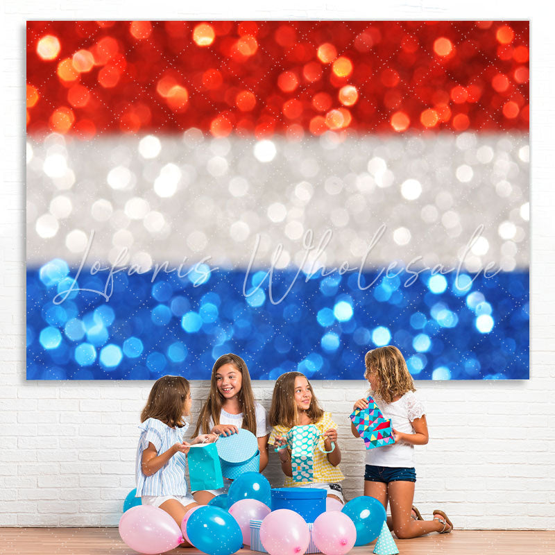 Lofaris Three Colors In One Glitter Bokeh Backdrop Decoration