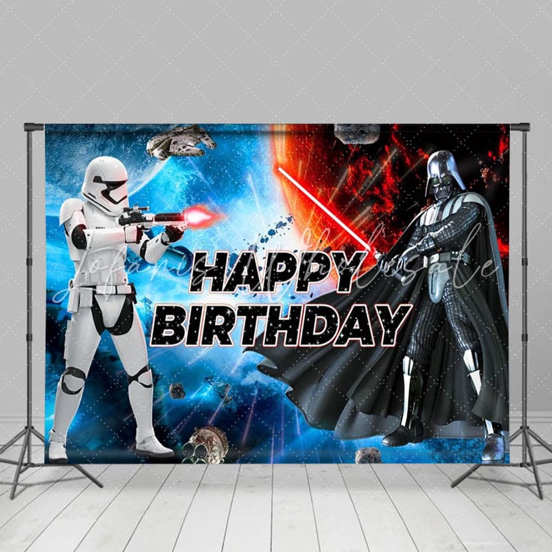 Universe Star Galaxy Backdrop For Birthday Party Decorations