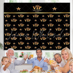 Lofaris VIP Hollywood Movie Event Party Decro Banner Backdrop