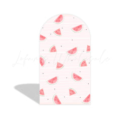 Watermelon Theme Happy Birthday Party Arch Backdrop Wall Cloth Cover