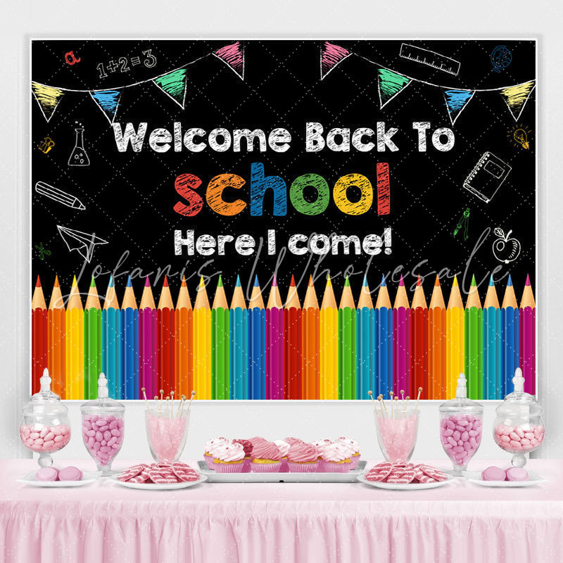 Lofaris Welcome Back to School Photoshoot Backdrop for Kids