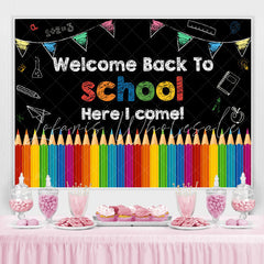 Lofaris Welcome Back to School Photoshoot Backdrop for Kids