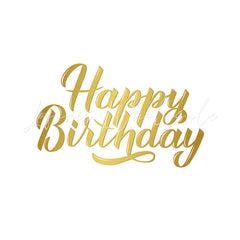 Lofaris White Gold Simple Birthday Round Party Backdrops